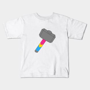 pansexual thor pride Kids T-Shirt